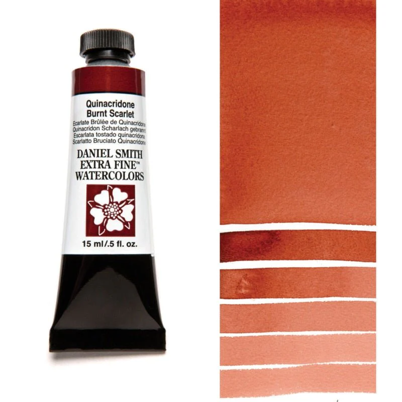 Daniel Smith Extra Fine Watercolor - Quinacridone Burnt Scarlet 15 ml