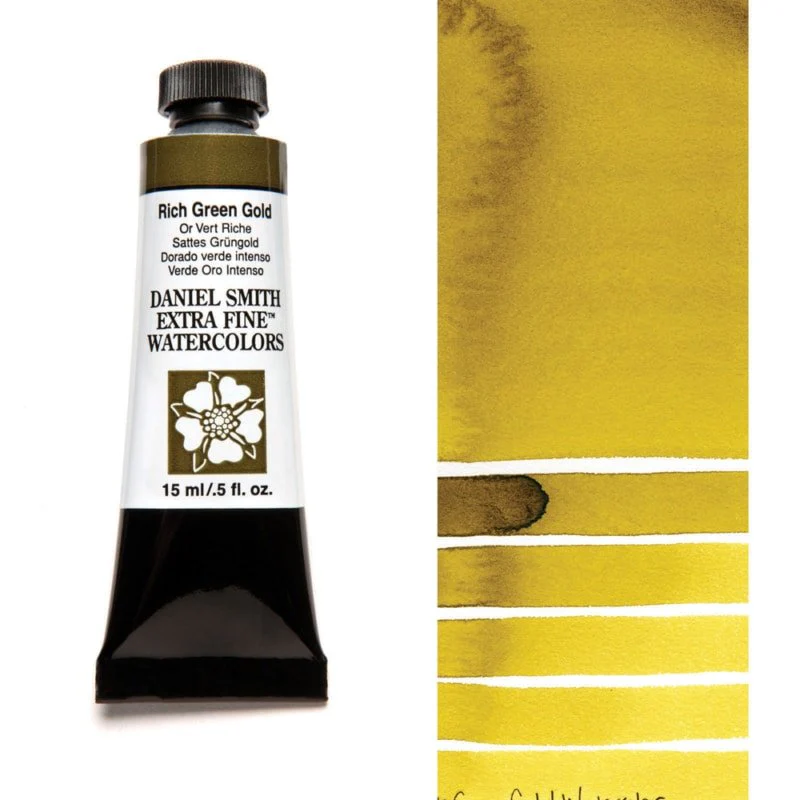 Daniel Smith Extra Fine Watercolor - Rich Green Gold 15 ml