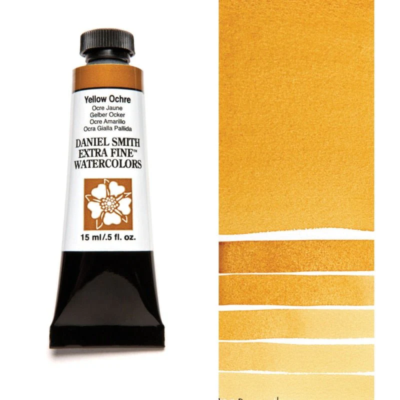 Daniel Smith Extra Fine Watercolor - Yellow Ochre 15 ml