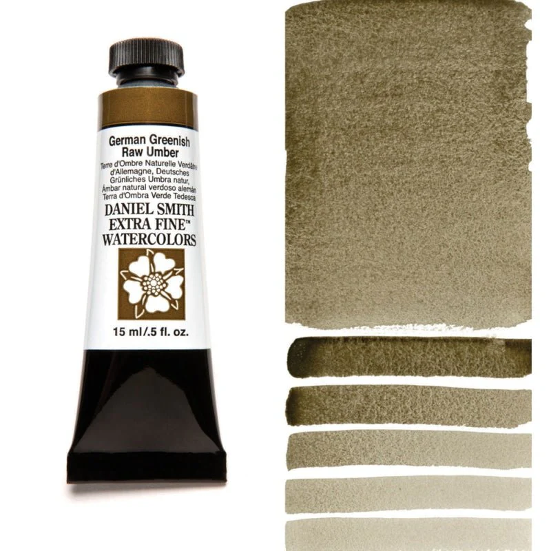 Daniel Smith Extra Fine Watercolor - German Greenish Raw Umber 15 ml