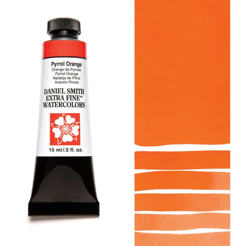 Daniel Smith Extra Fine Watercolor - Pyrrol Orange 15 ml