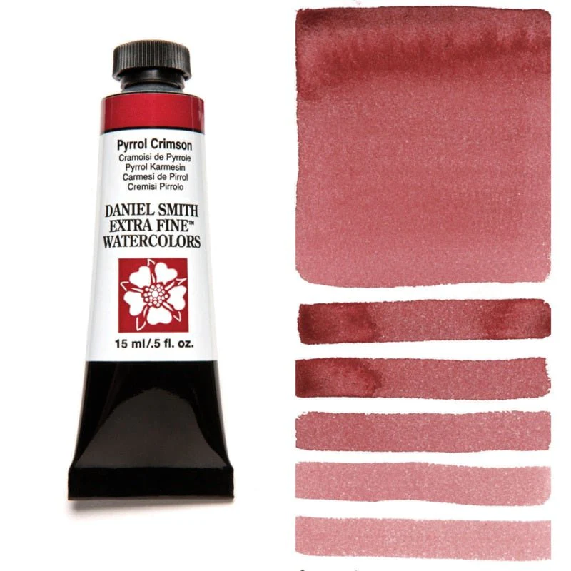 Daniel Smith Extra Fine Watercolor - Pyrrol Crimson 15 ml