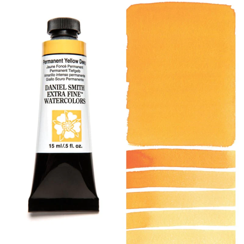 Daniel Smith Extra Fine Watercolor - Permanent Yellow Deep 15 ml