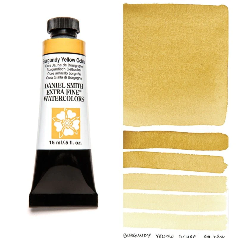 Daniel Smith Extra Fine Watercolor - Burgundy Yellow Ochre 15 ml