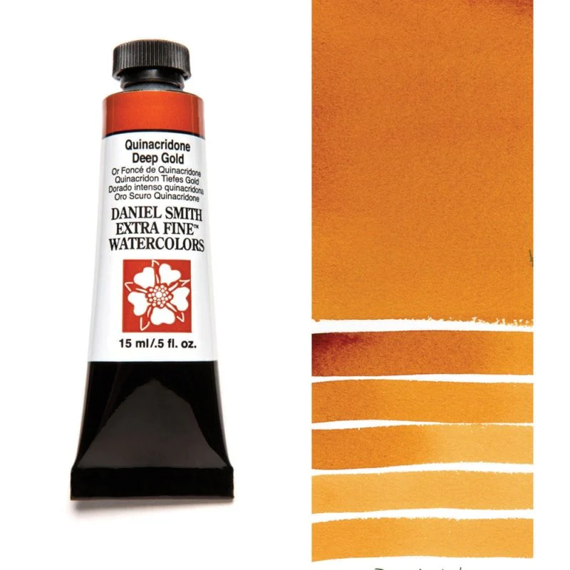 Daniel Smith Extra Fine Watercolor - Quinacridone Deep Gold 15 ml