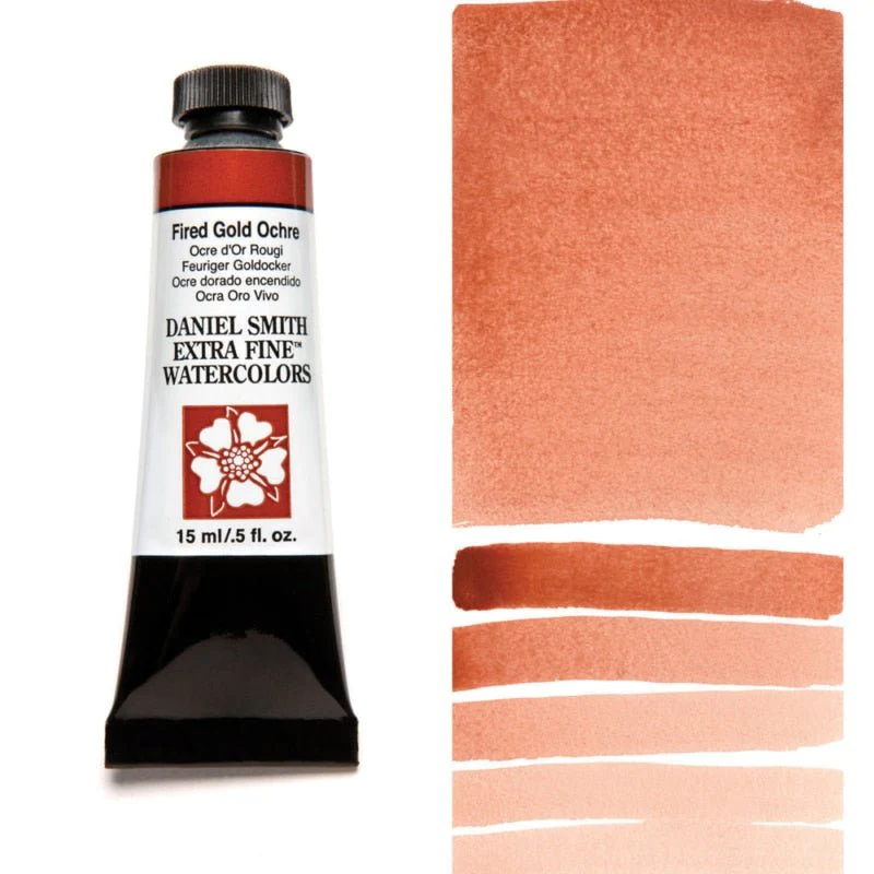 Daniel Smith Extra Fine Watercolor - Fired Gold Ochre 15 ml