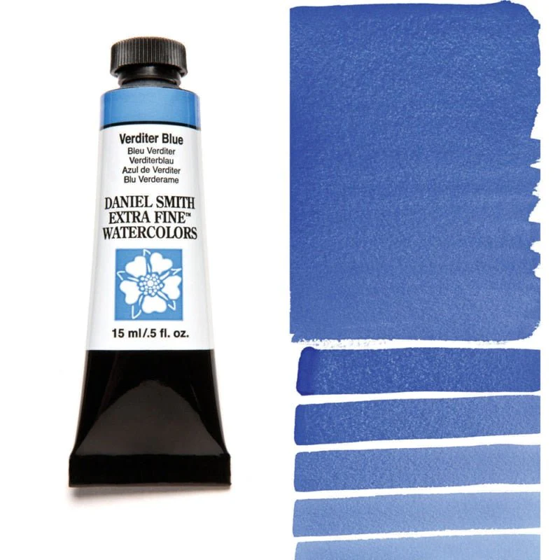 Daniel Smith Extra Fine Watercolor - Verditer Blue 15 ml
