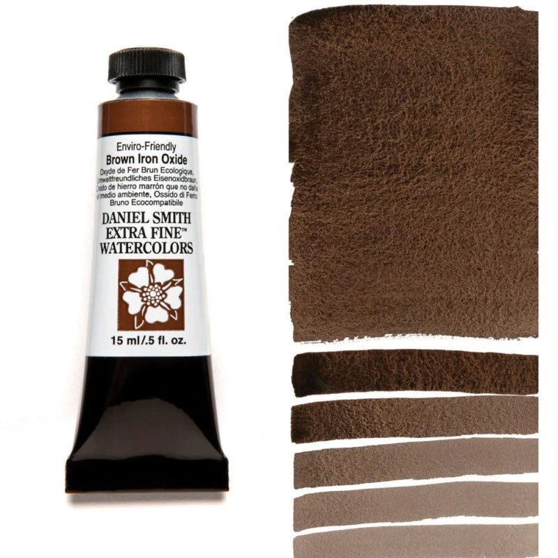 Daniel Smith Extra Fine Watercolor - Enviro-friendly Brown Iron Oxide 15 ml