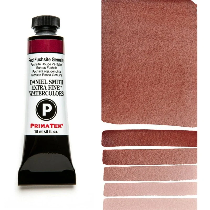 Daniel Smith Extra Fine Watercolor - Red Fuchsite Genuine 15 ml