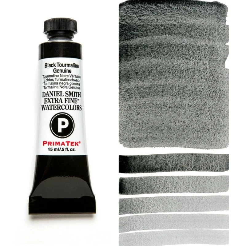 Daniel Smith Extra Fine Watercolor - Black Tourmaline Genuine 15 ml