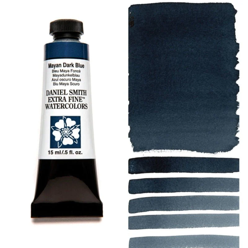Daniel Smith Extra Fine Watercolor - Mayan Dark Blue 15 ml