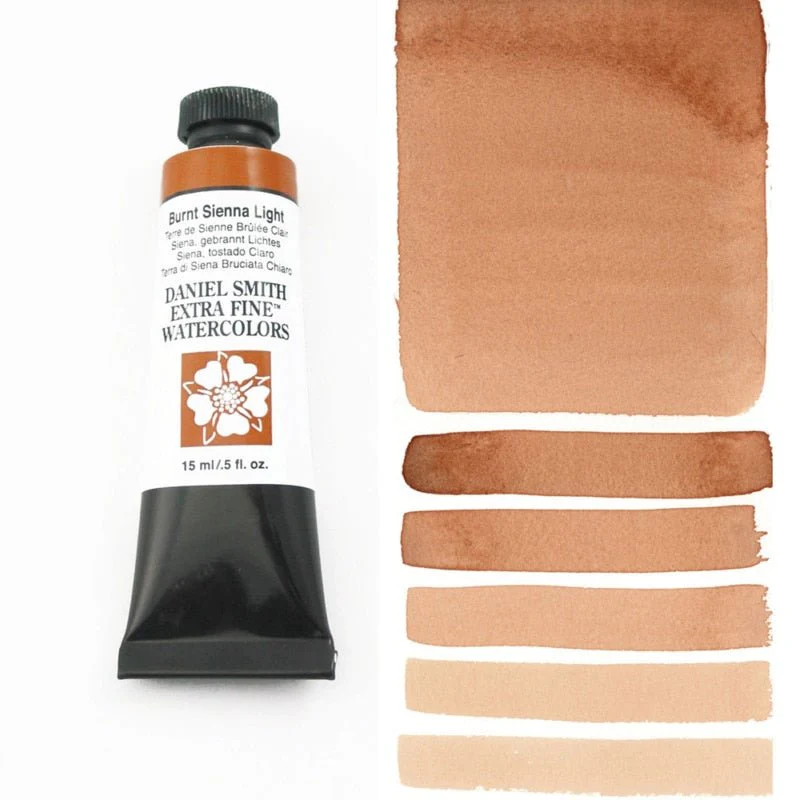 Daniel Smith Extra Fine Watercolor - Burnt Sienna Light 15 ml