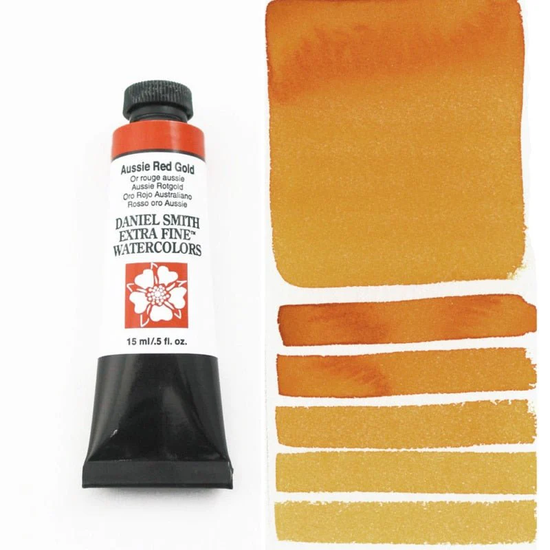 Daniel Smith Extra Fine Watercolor - Aussie (Australian) Red Gold 15 ml