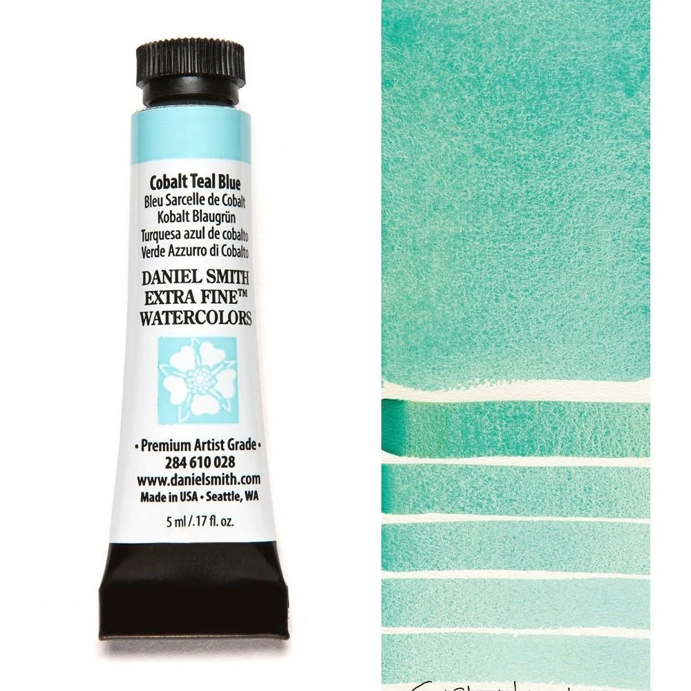 Daniel Smith Extra Fine Watercolor - Cobalt Teal Blue 5 ml (small tube)