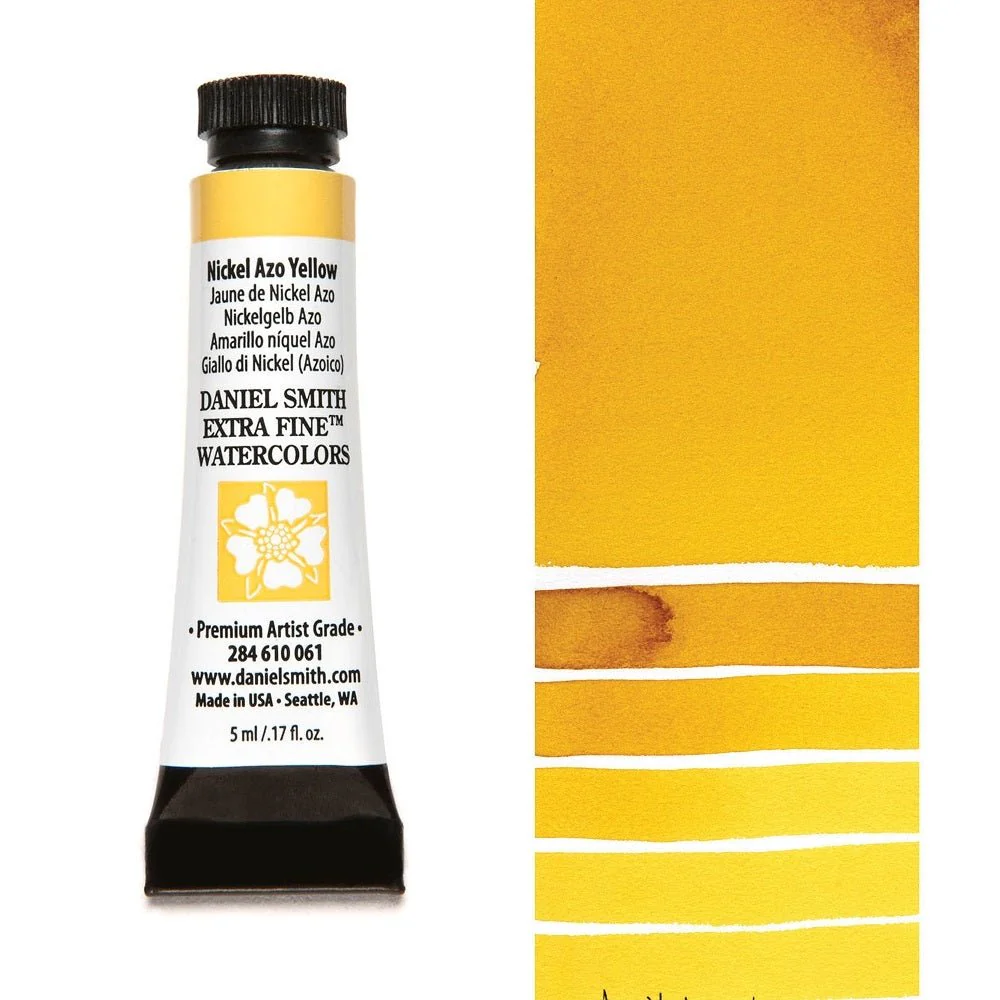 Daniel Smith Extra Fine Watercolor - Nickel Azo Yellow 5 ml (small tube)