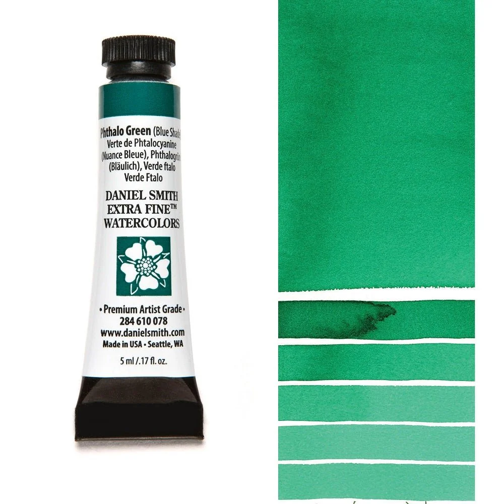 Daniel Smith Extra Fine Watercolor - Phthalo Green (BS) 5 ml (small tube)