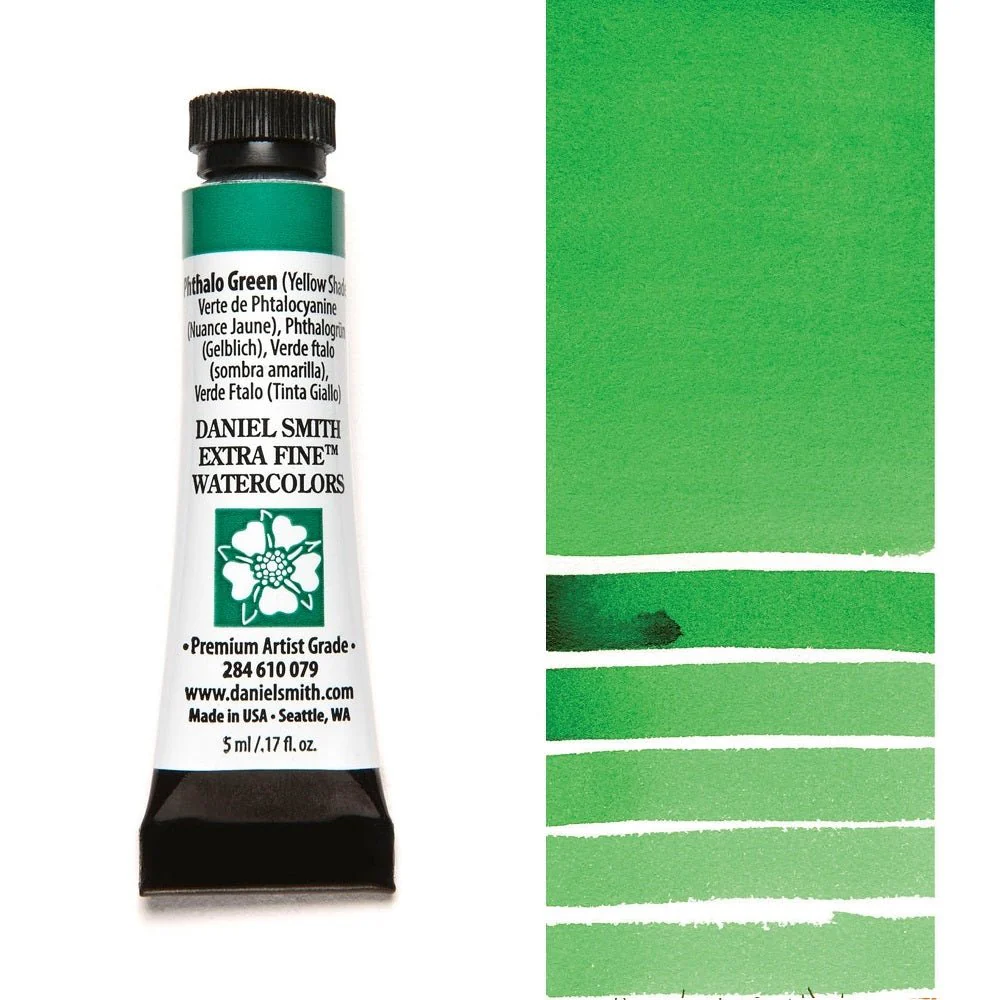 Daniel Smith Extra Fine Watercolor - Phthalo Green (YS) 5 ml (small tube)