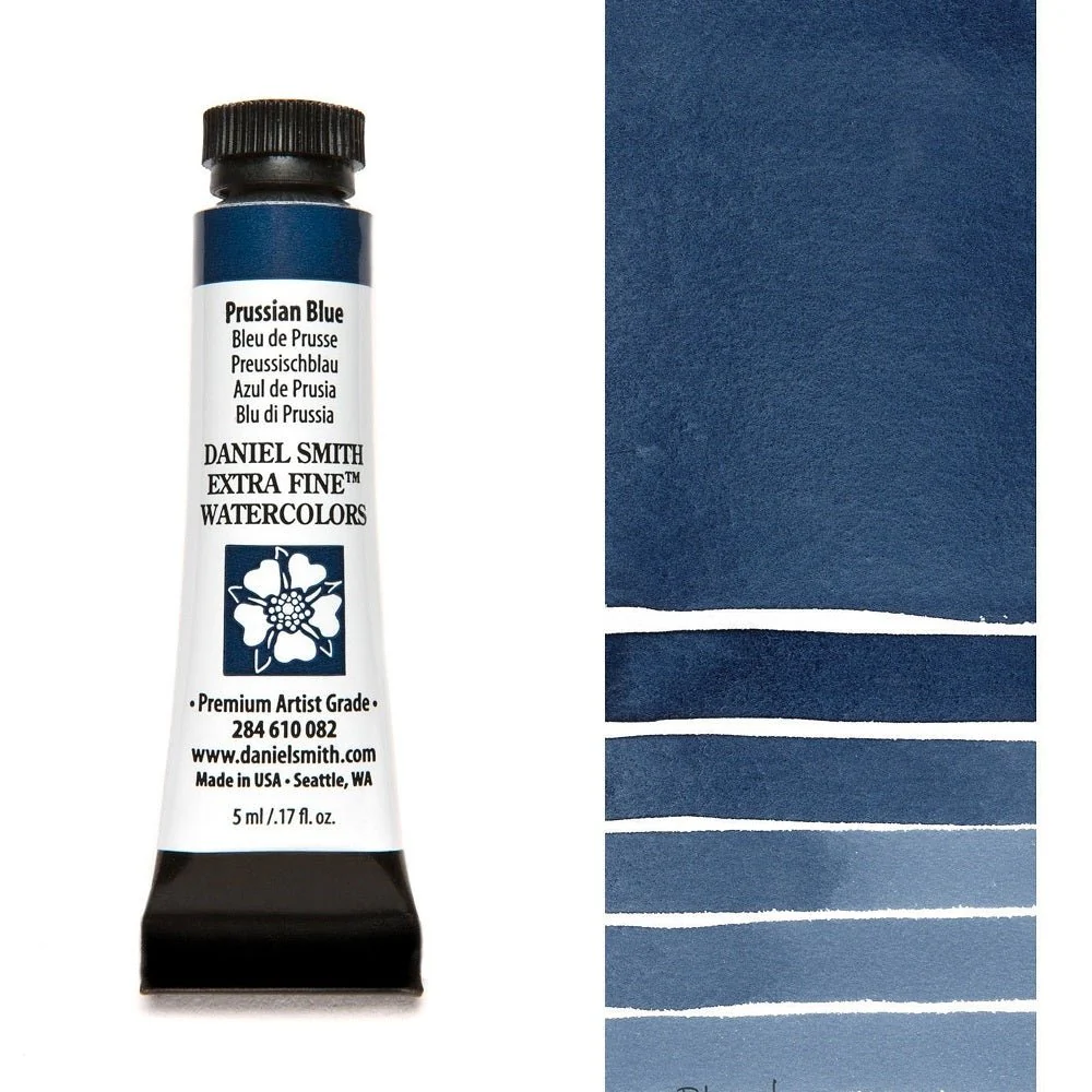 Daniel Smith Extra Fine Watercolor - Prussian Blue 5 ml (small tube)