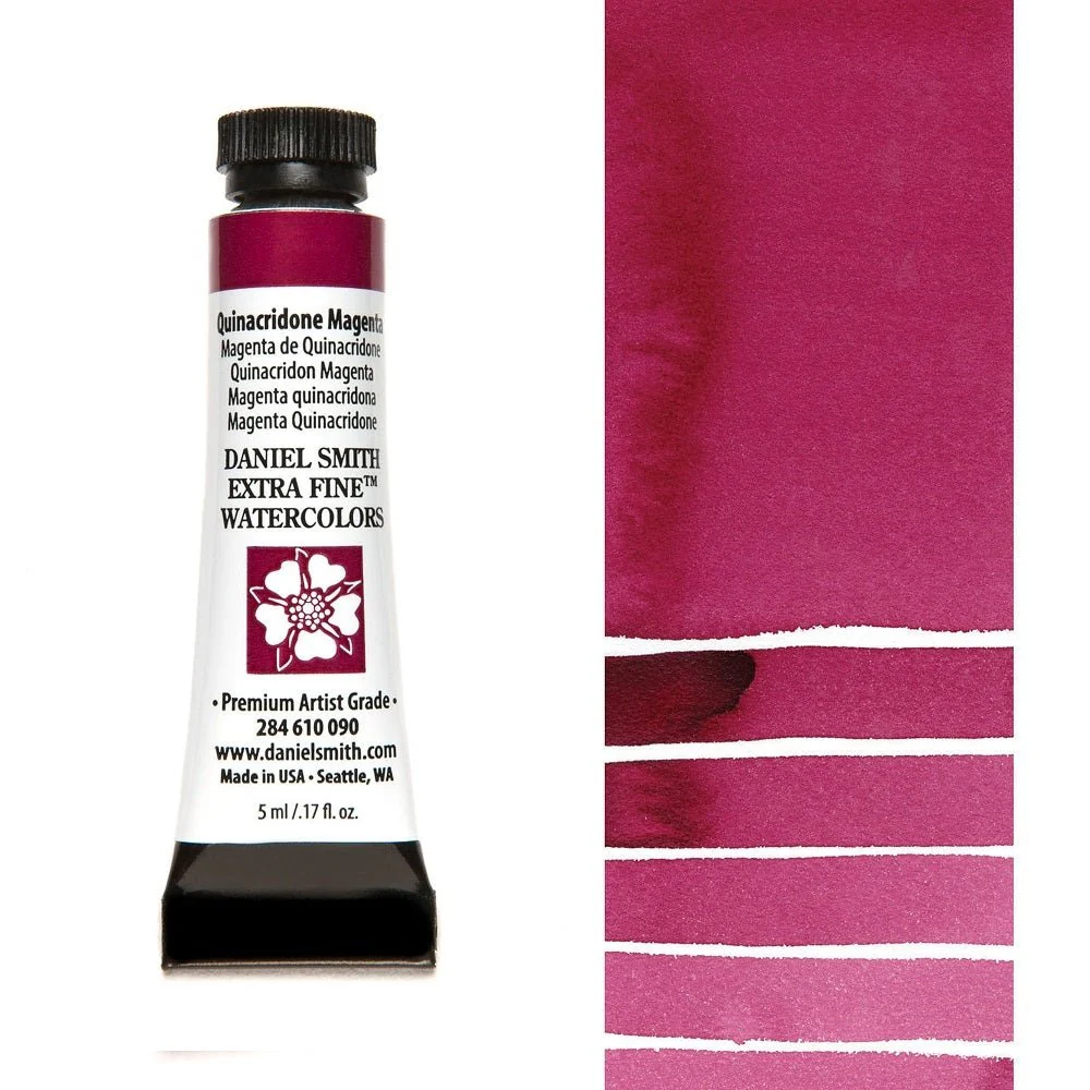 Daniel Smith Extra Fine Watercolor - Quinacridone Magenta 5 ml (small tube)