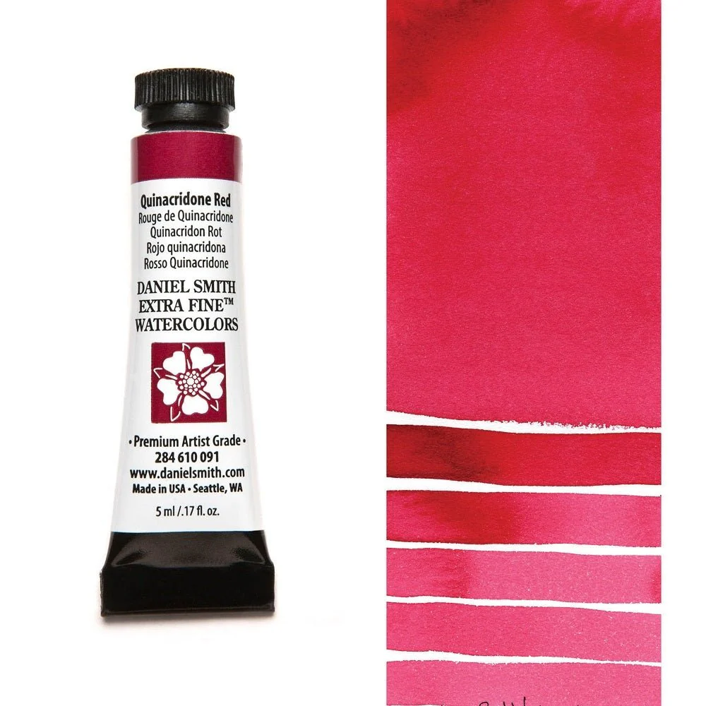 Daniel Smith Extra Fine Watercolor - Quinacridone Red 5 ml (small tube)