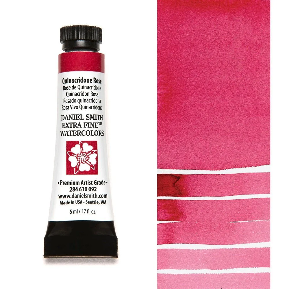 Daniel Smith Extra Fine Watercolor - Quinacridone Rose 5 ml (small tube)