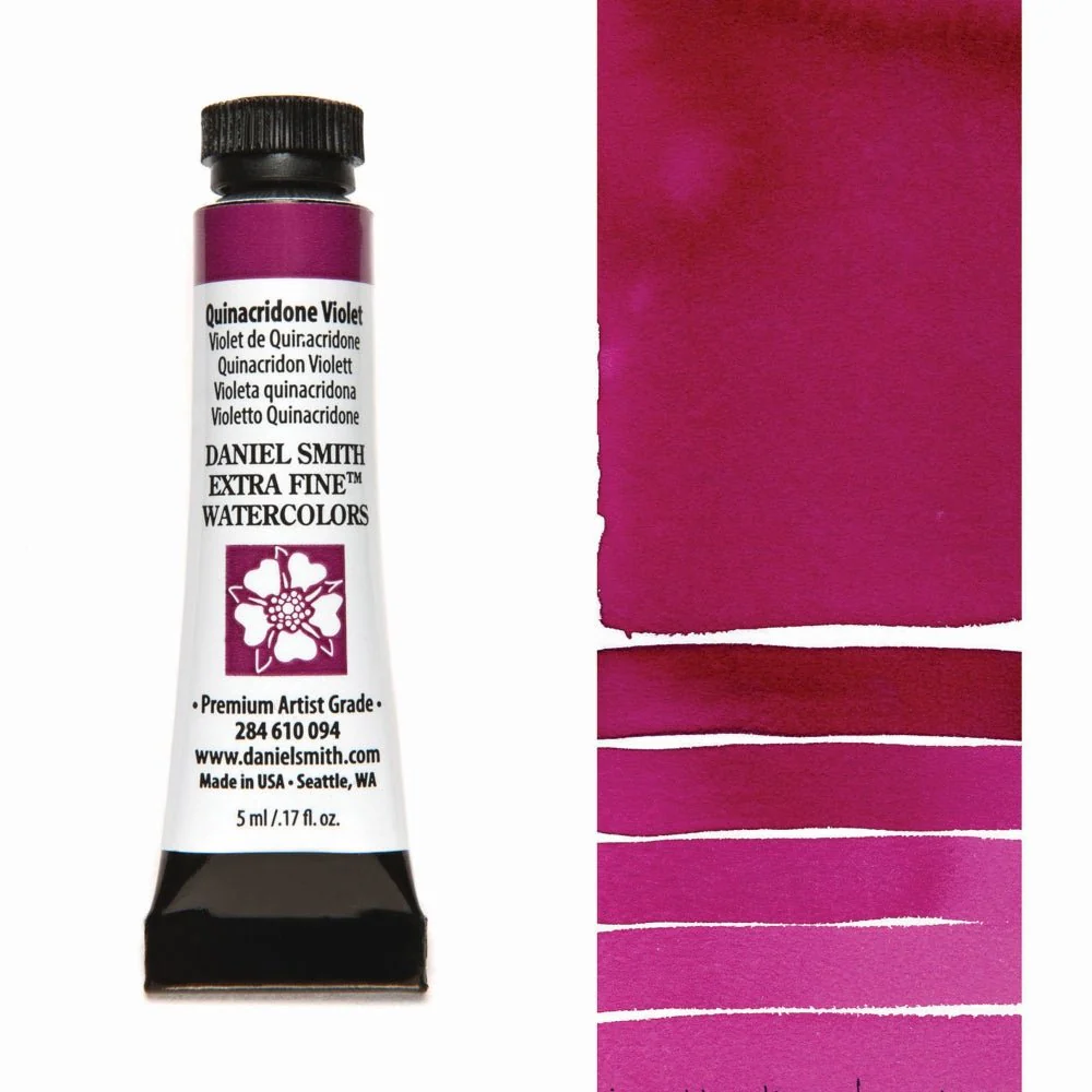 Daniel Smith Extra Fine Watercolor - Quinacridone Violet 5 ml (small tube)