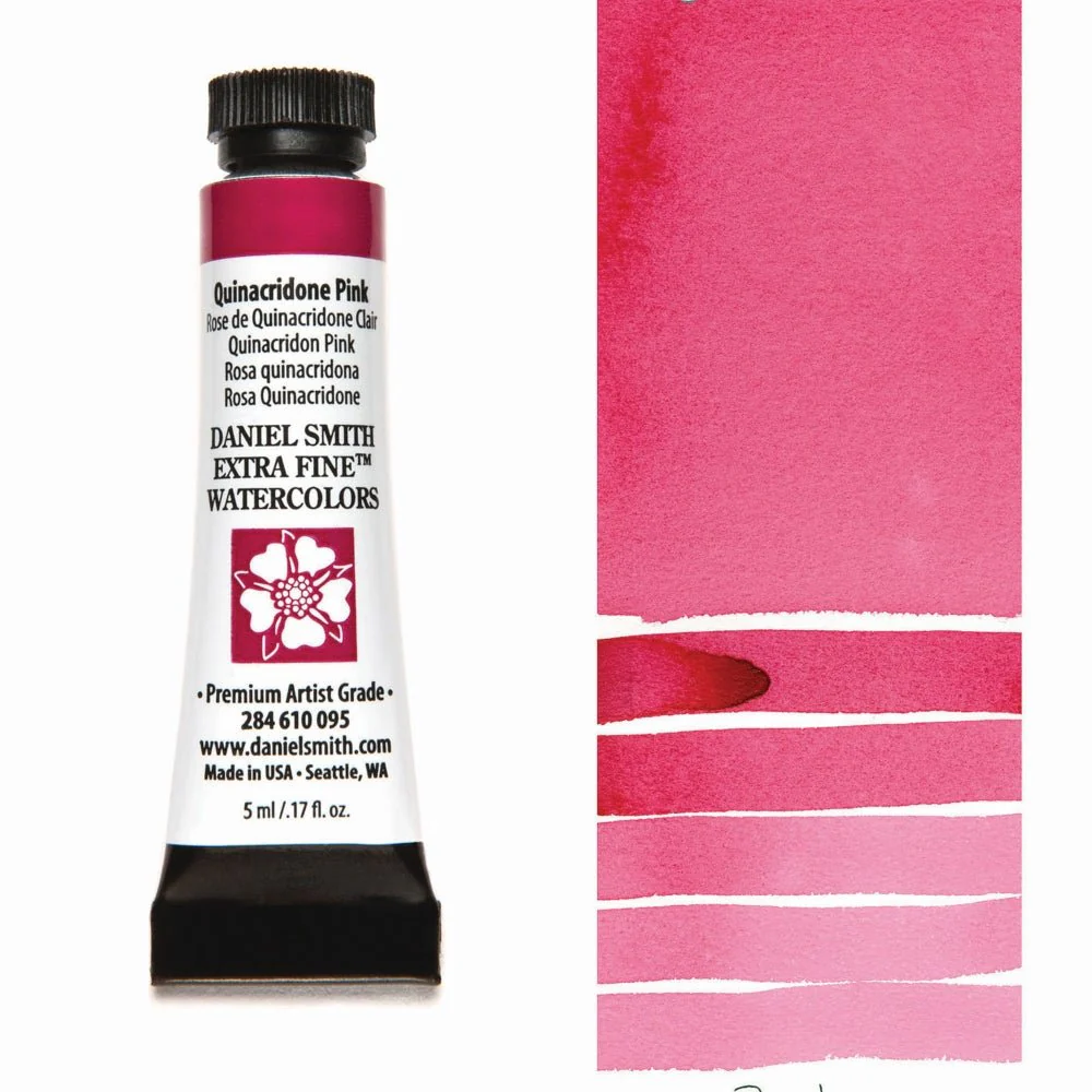 Daniel Smith Extra Fine Watercolor - Quinacridone Pink 5 ml (small tube)