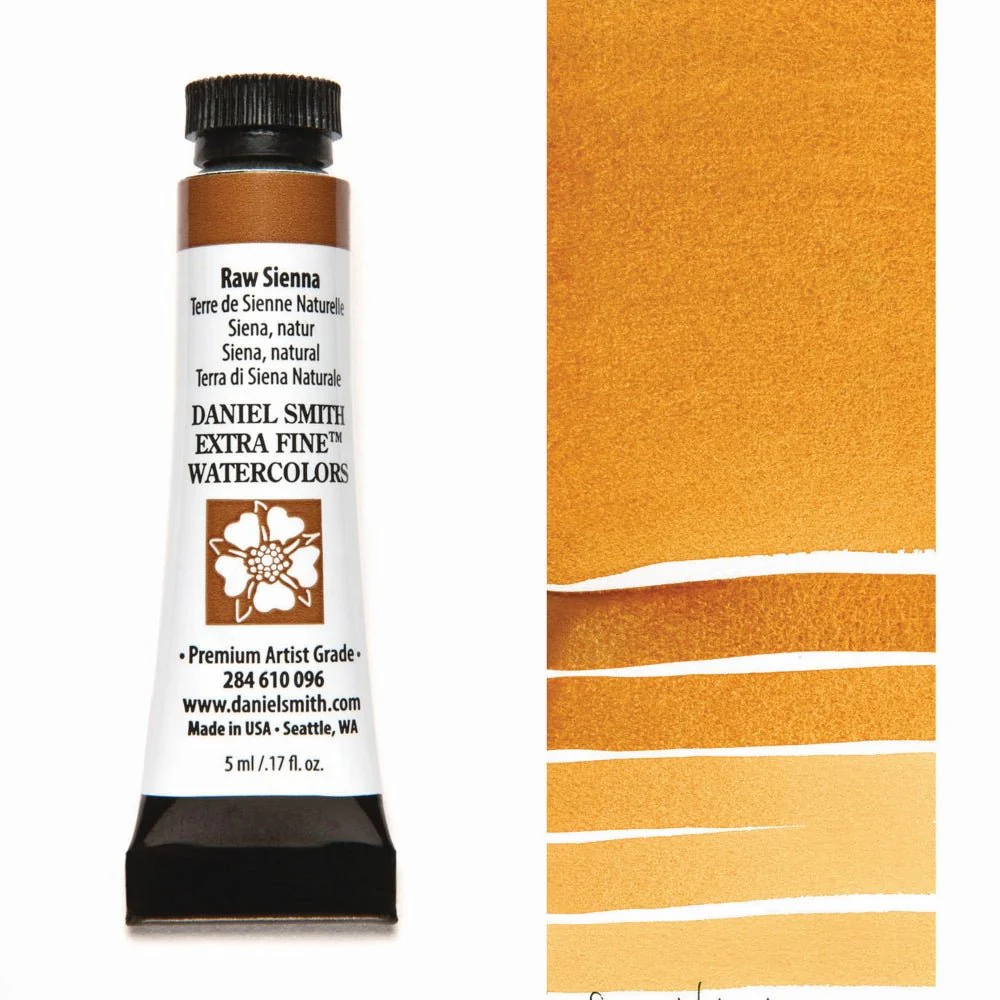 Daniel Smith Extra Fine Watercolor - Raw Sienna 5 ml (small tube)