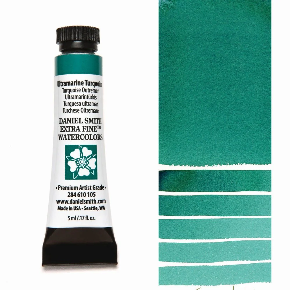 Daniel Smith Extra Fine Watercolor - Ultramarine Turquoise 5 ml (small tube)