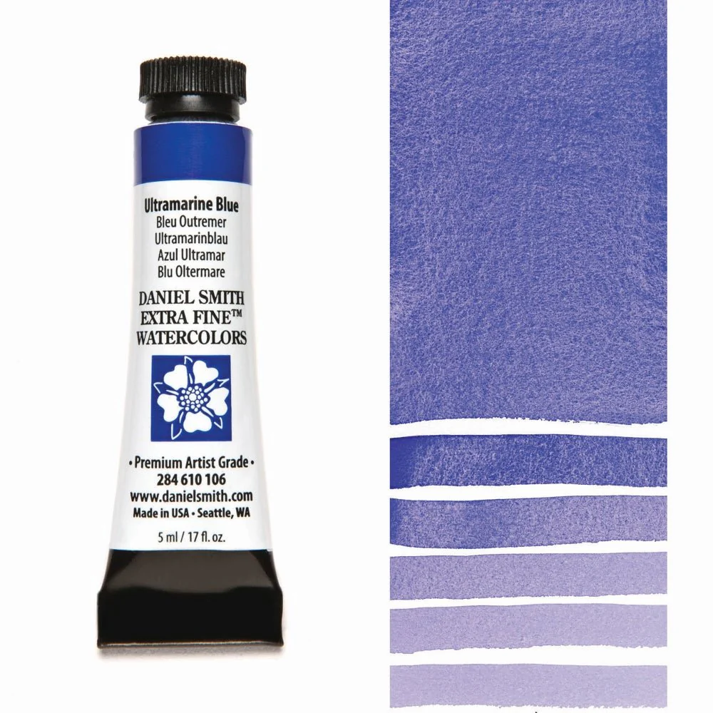Daniel Smith Extra Fine Watercolor - Ultramarine Blue 5 ml (small tube)