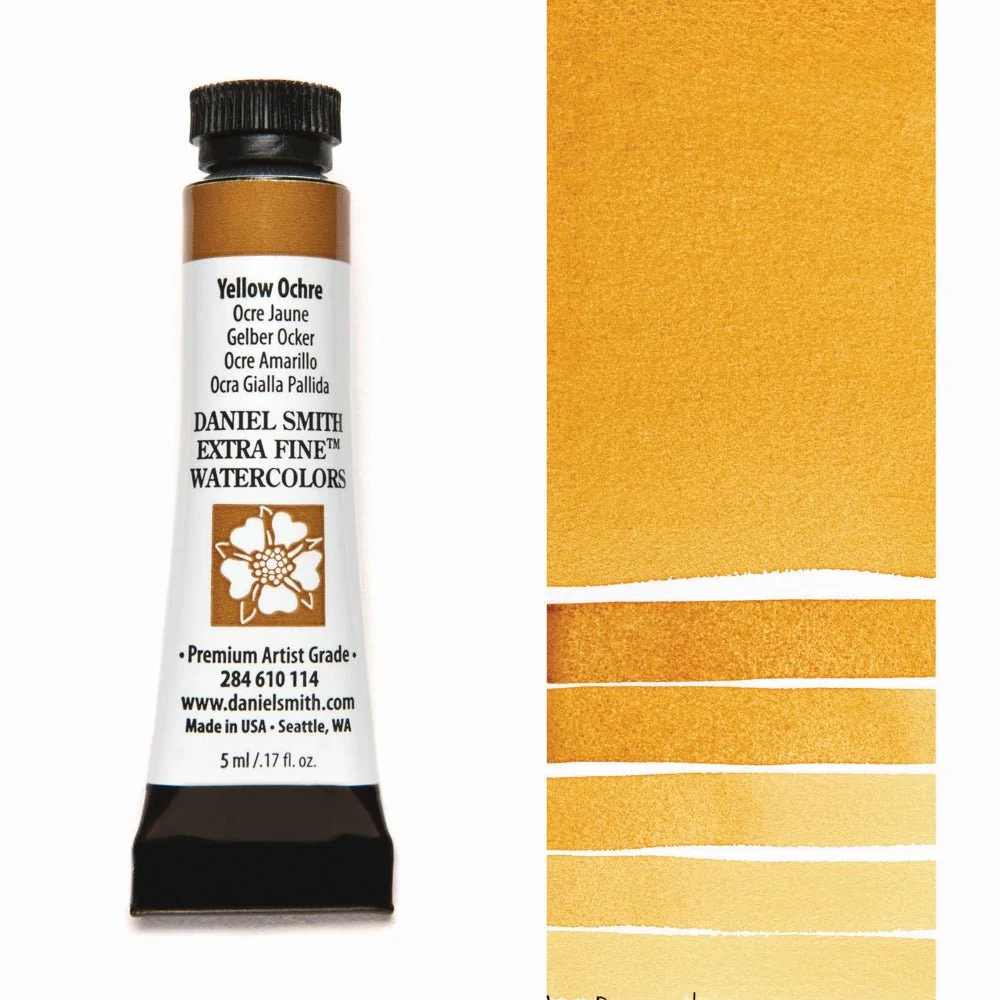 Daniel Smith Extra Fine Watercolor - Yellow Ochre 5 ml (small tube)