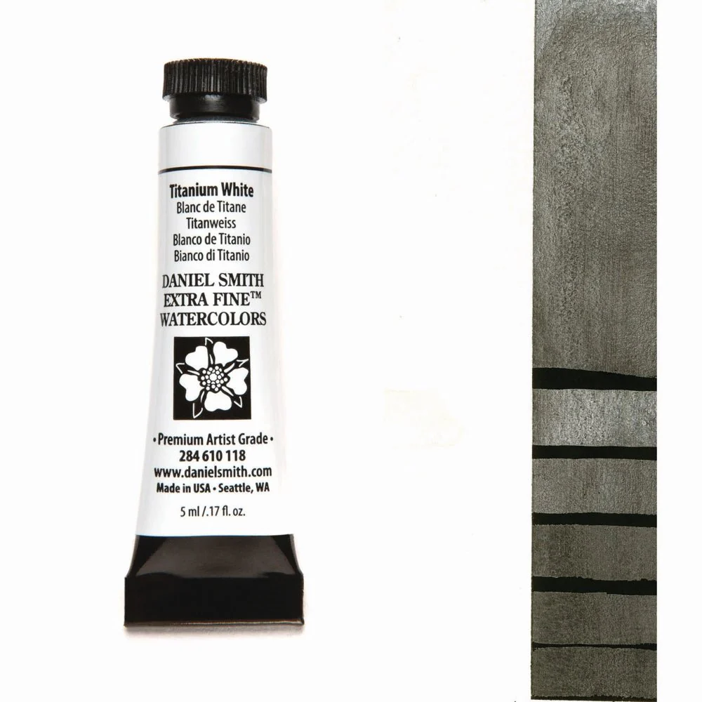 Daniel Smith Extra Fine Watercolor - Titanium White 5 ml (small tube)