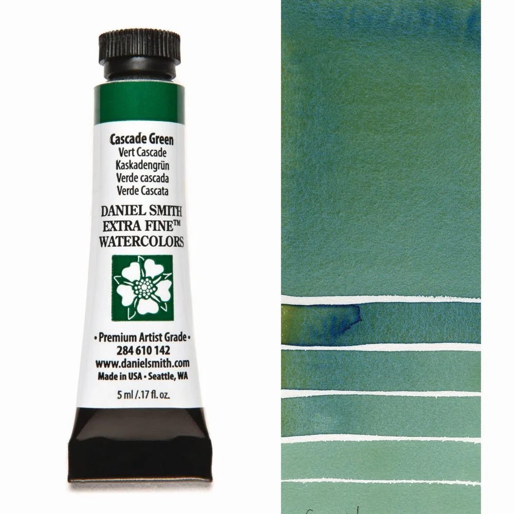Daniel Smith Extra Fine Watercolor - Cascade Green 5 ml (small tube)