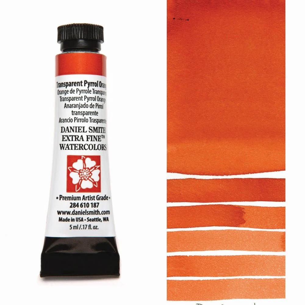 Daniel Smith Extra Fine Watercolor - Transparent Pyrrol Orange 5 ml (small tube)