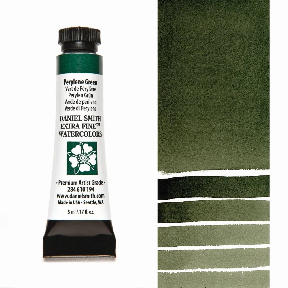 Daniel Smith Extra Fine Watercolor - Perylene Green 5 ml (small tube)
