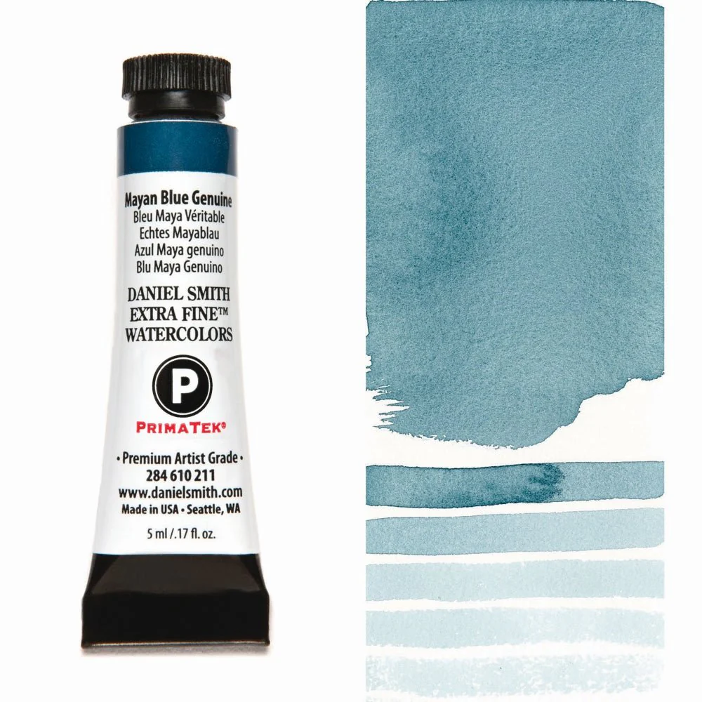 Daniel Smith Extra Fine Watercolor - Mayan Blue Genuine 5 ml (small tube)