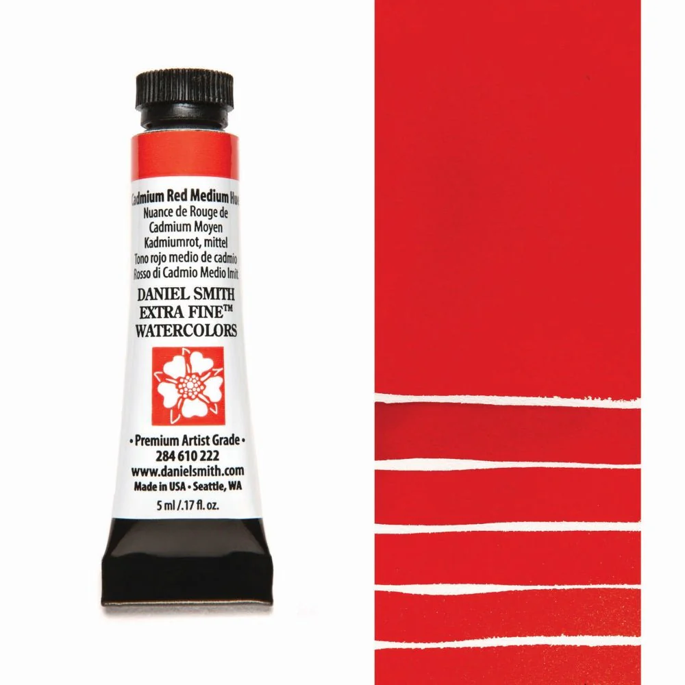Daniel Smith Extra Fine Watercolor - Cadmium Red Medium Hue 5 ml (small tube)