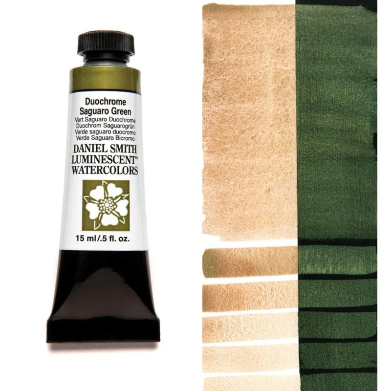Daniel Smith Extra Fine Watercolor - Duochrome Saguaro Green 15 ml