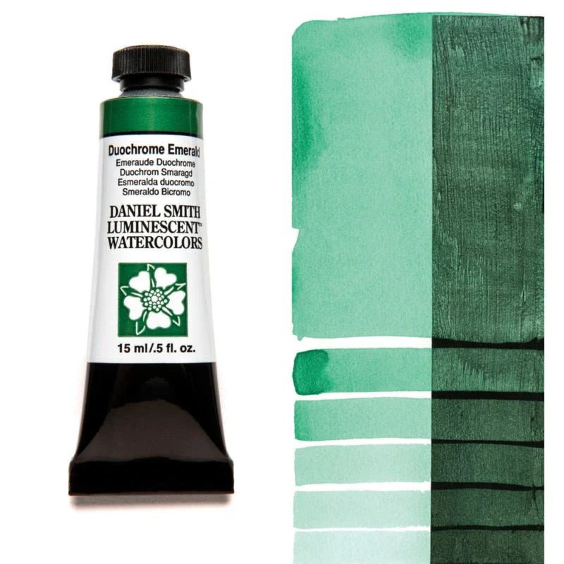 Daniel Smith Extra Fine Watercolor - Duochrome Emerald 15 ml