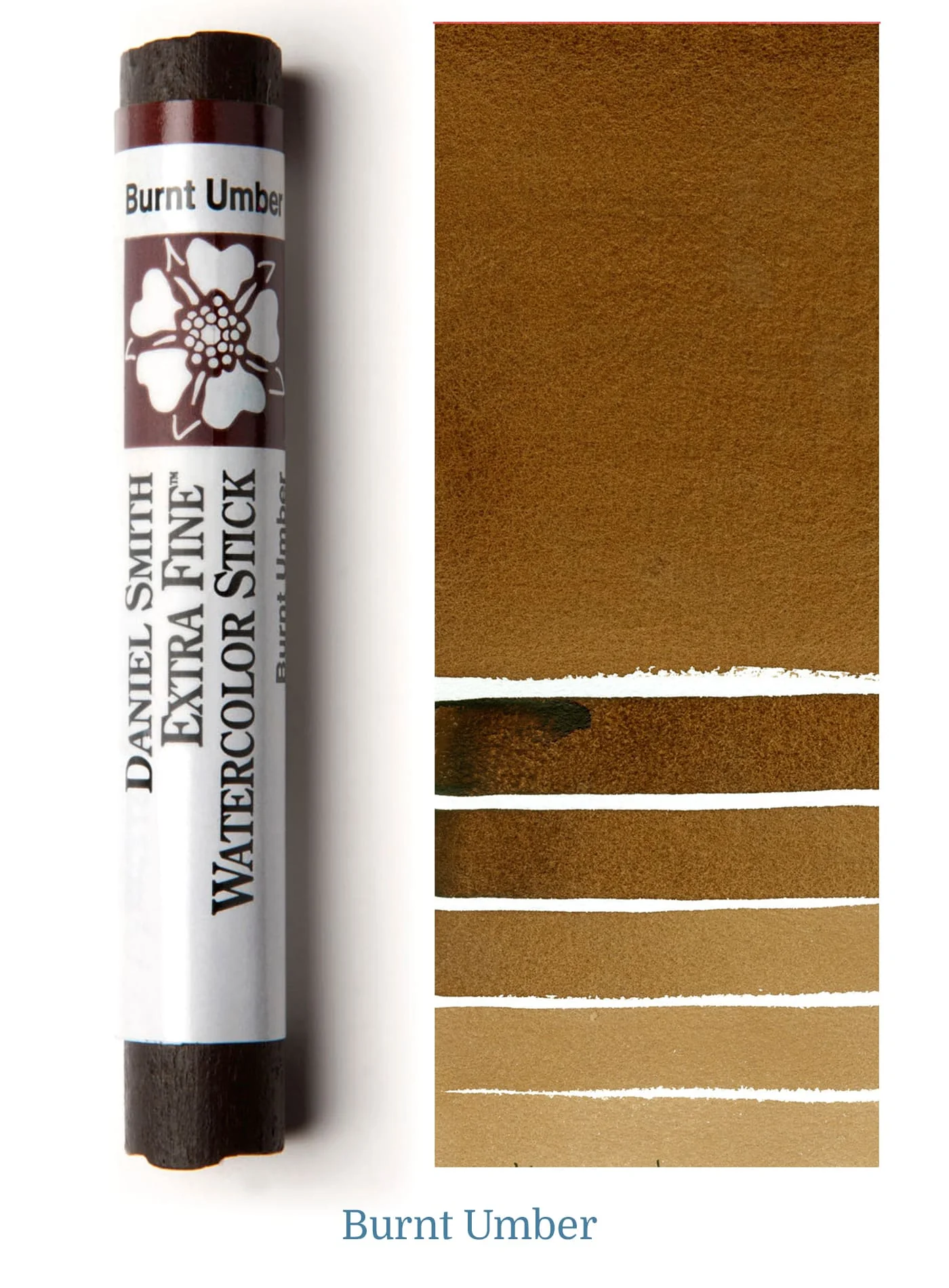 Daniel Smith Watercolor Stick - 3 inch - Burnt Umber