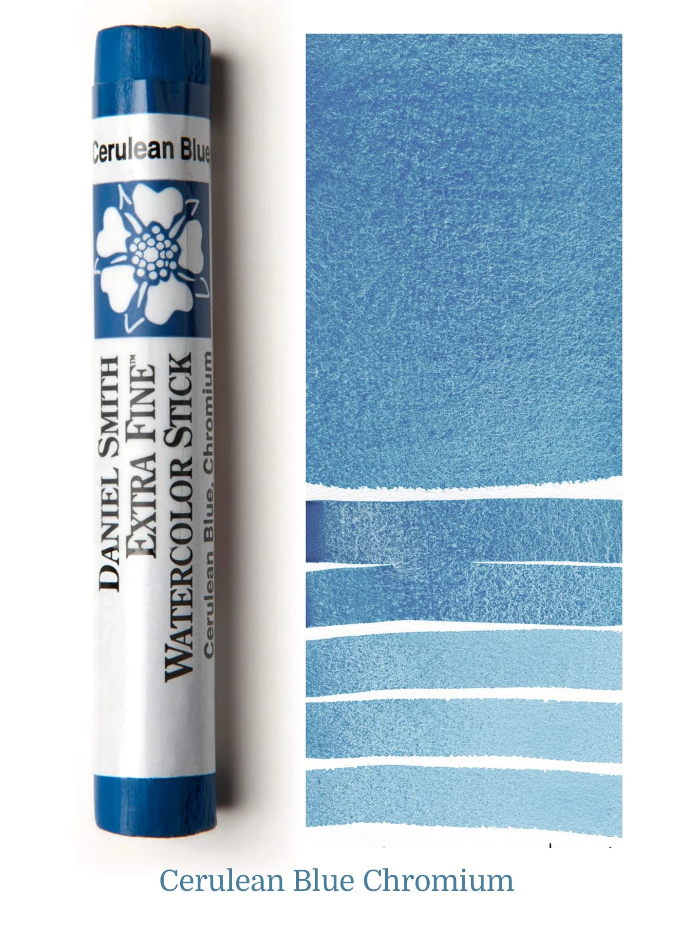 Daniel Smith Watercolor Stick - 3 inch - Cerulean Blue Chromium