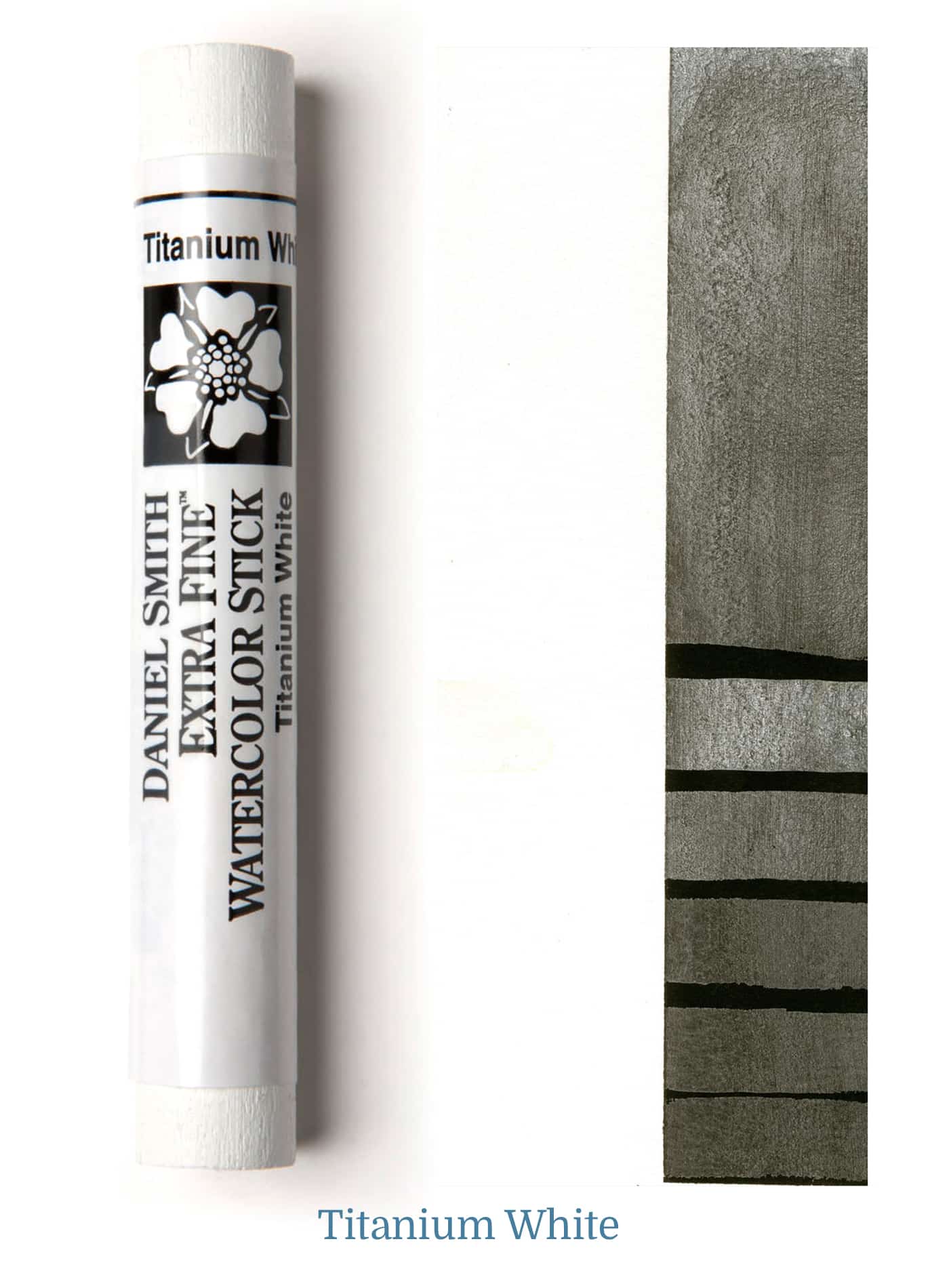 Daniel Smith Watercolor Stick - 3 inch - Titanium White