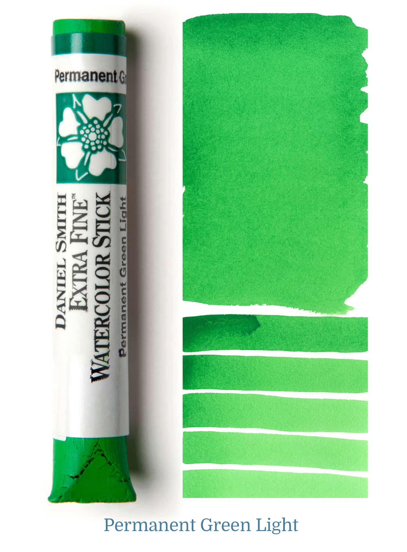 Daniel Smith Watercolor Stick - 3 inch - Permanent Green Light