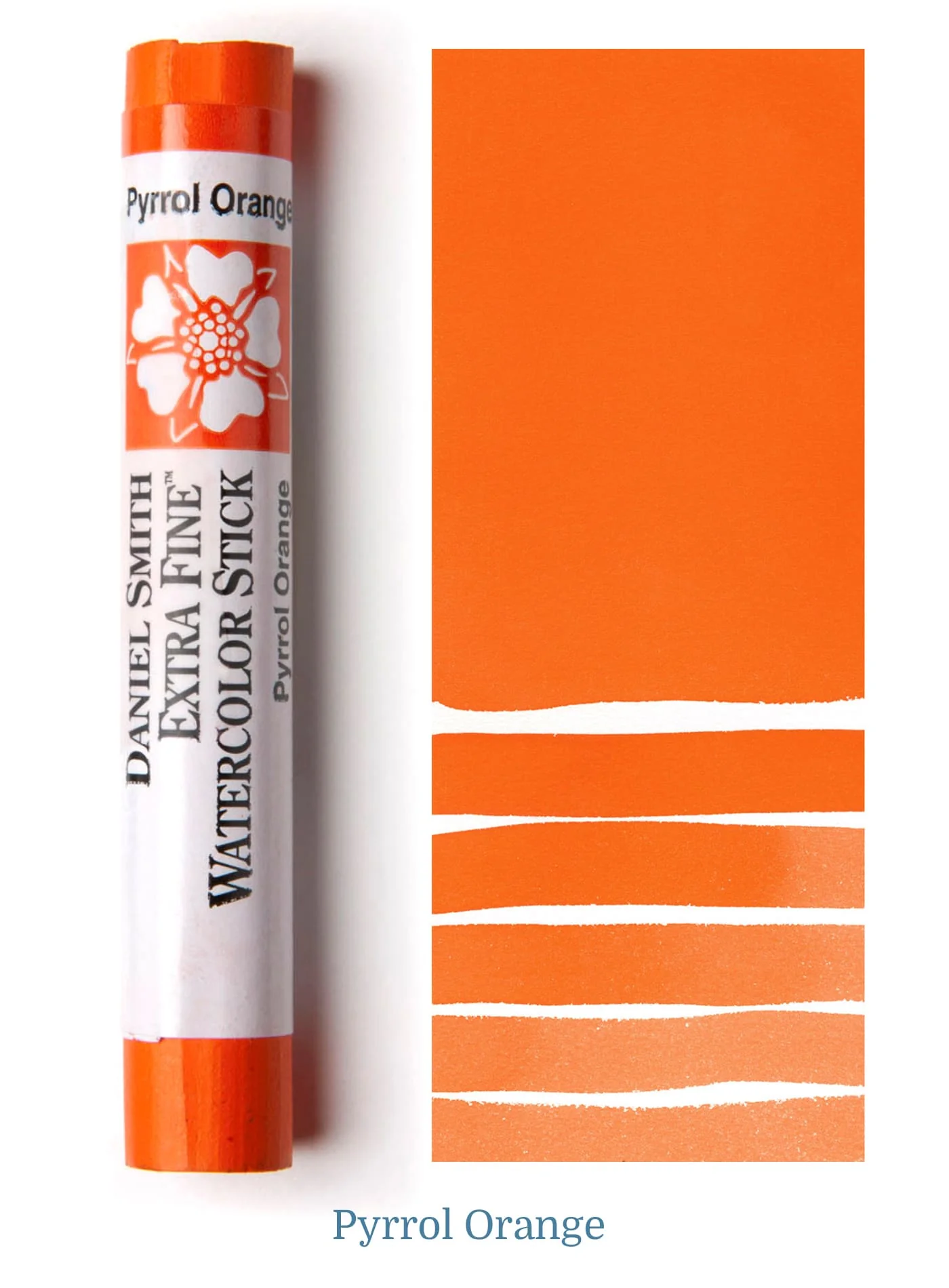 Daniel Smith Watercolor Stick - 3 inch - Pyrrol Orange