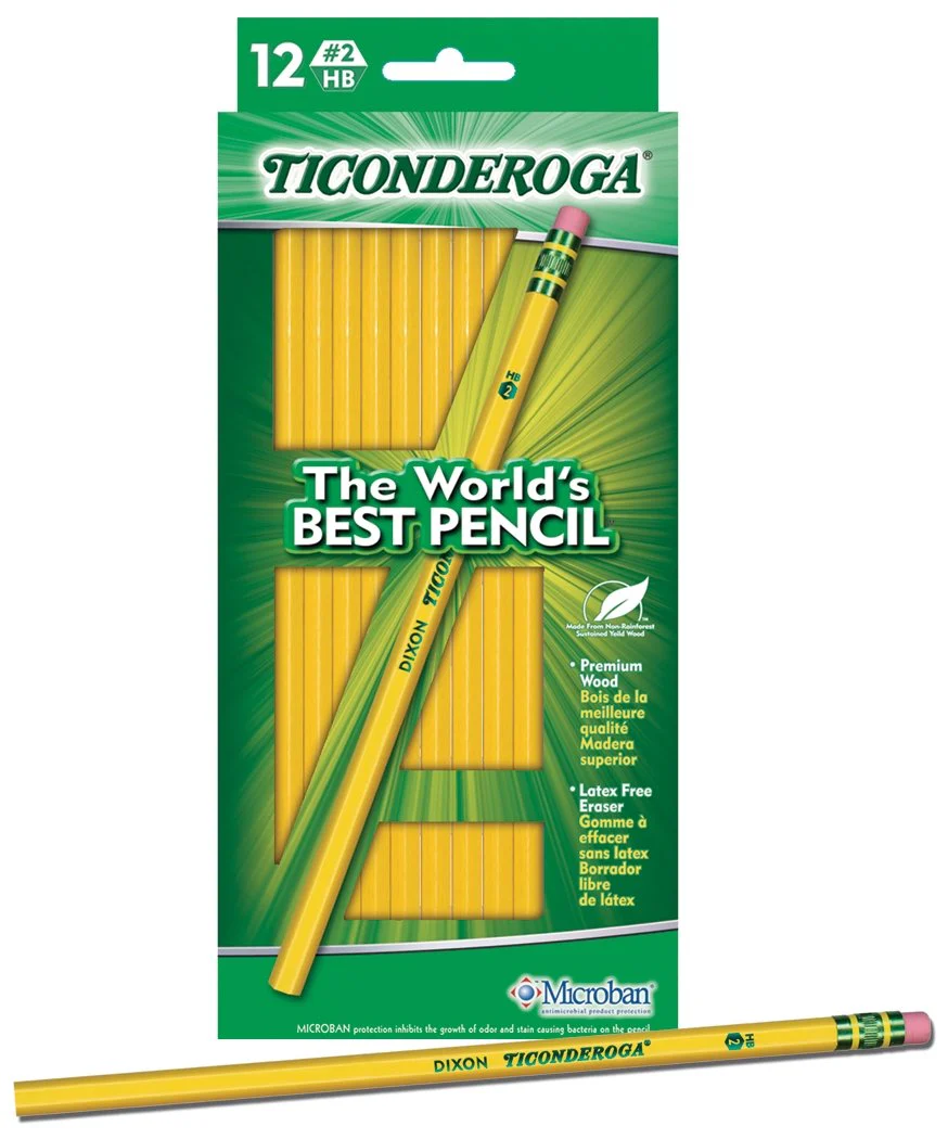 Ticonderoga #2 Pencils - 12 pack