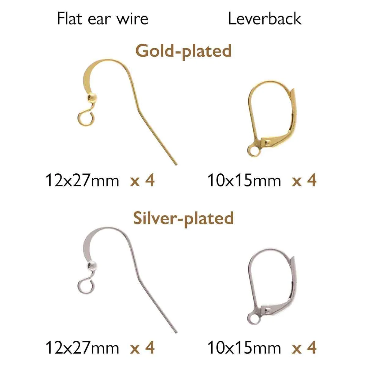 Beadsmith Earrings 16 piece Hook Assortment - Image 2
