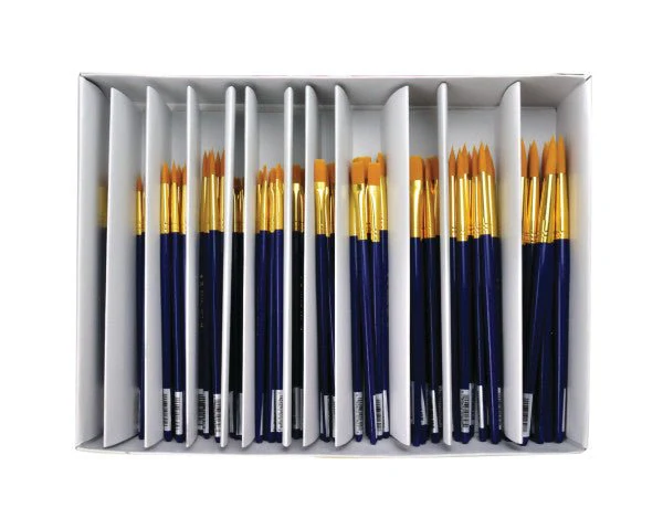Economy Taklon Brush Class Pack - 144 Piece