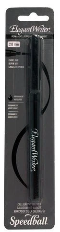 Elegant Writer Calligraphy Pen - Permanent (waterproof) 0.2mm Fine - Black
