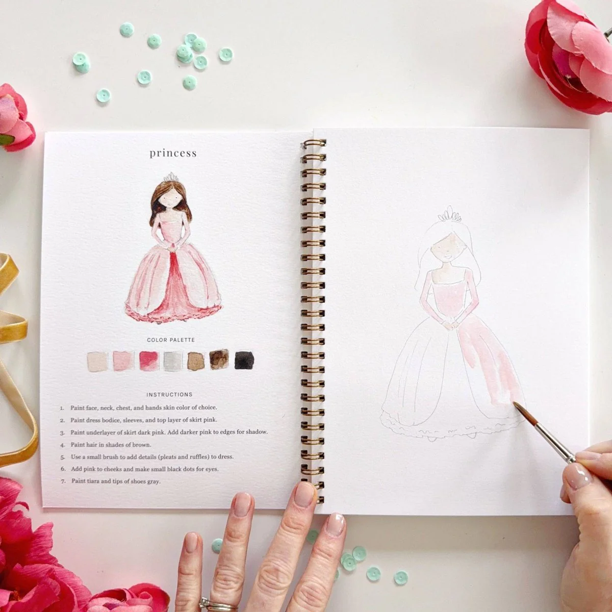 emily lex studio - Fairytale watercolor workbook - Image 3
