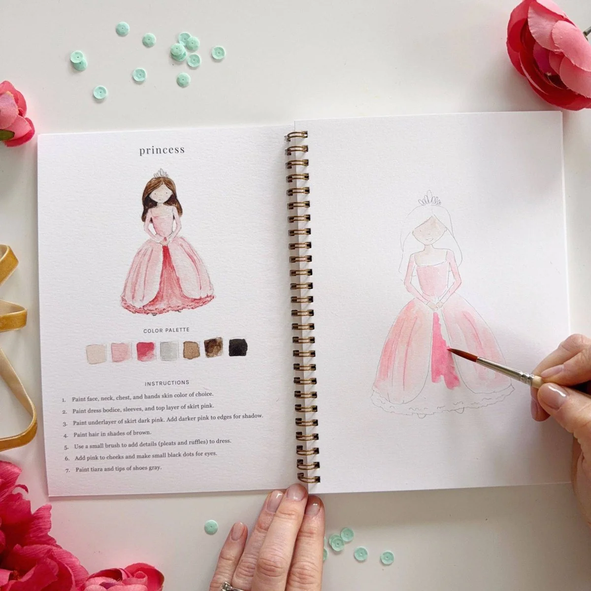 emily lex studio - Fairytale watercolor workbook - Image 4